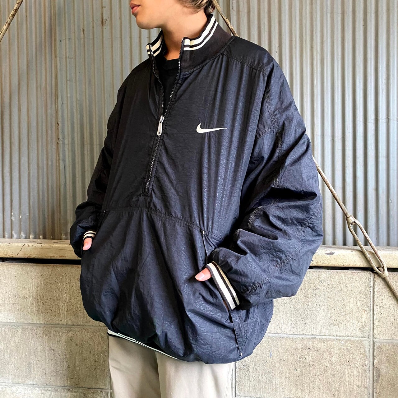 ビッグサイズ 90年代〜00年代前半 NIKE ナイキ ハーフジップ ビッグス  