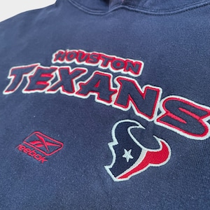 【Reebok】NFL XL ビッグシルエット パーカー 刺繍ロゴ HOUSTON TEXANS フットボール  アメフト スウェット フーディー hoodie プルオーバー ヒューストン テキサンズ リーボック us古着