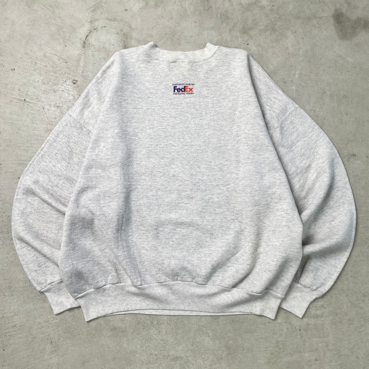 90年代 HANES FEDEX フェデックス 企業プリント スウェットシャツ 
