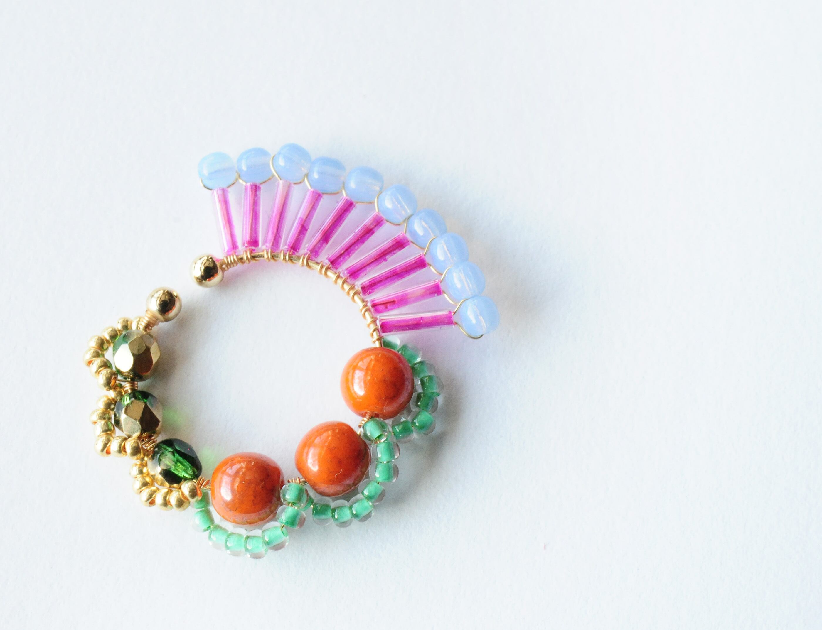 ＜Rollo～イロヅクビジュー～＞イヤーカフ『 ハミングバード/hummingbird 』<65>