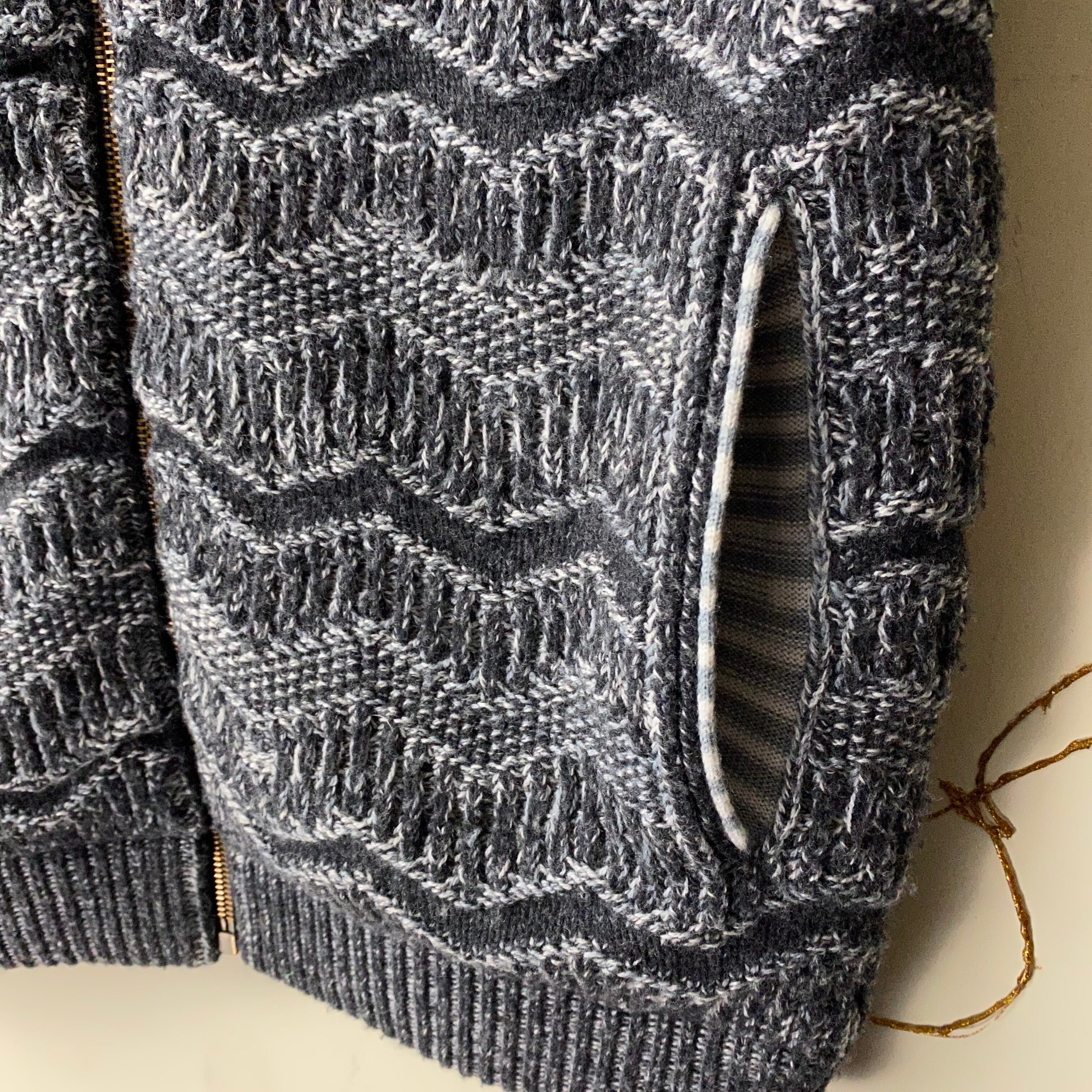 MISSONI zip-up knit vest | NOIR ONLINE