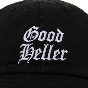 GOOD HELLER / EMBROIDERY LOGO CAP / キャップ / ローキャップ / BLACK /   GH-26SS012