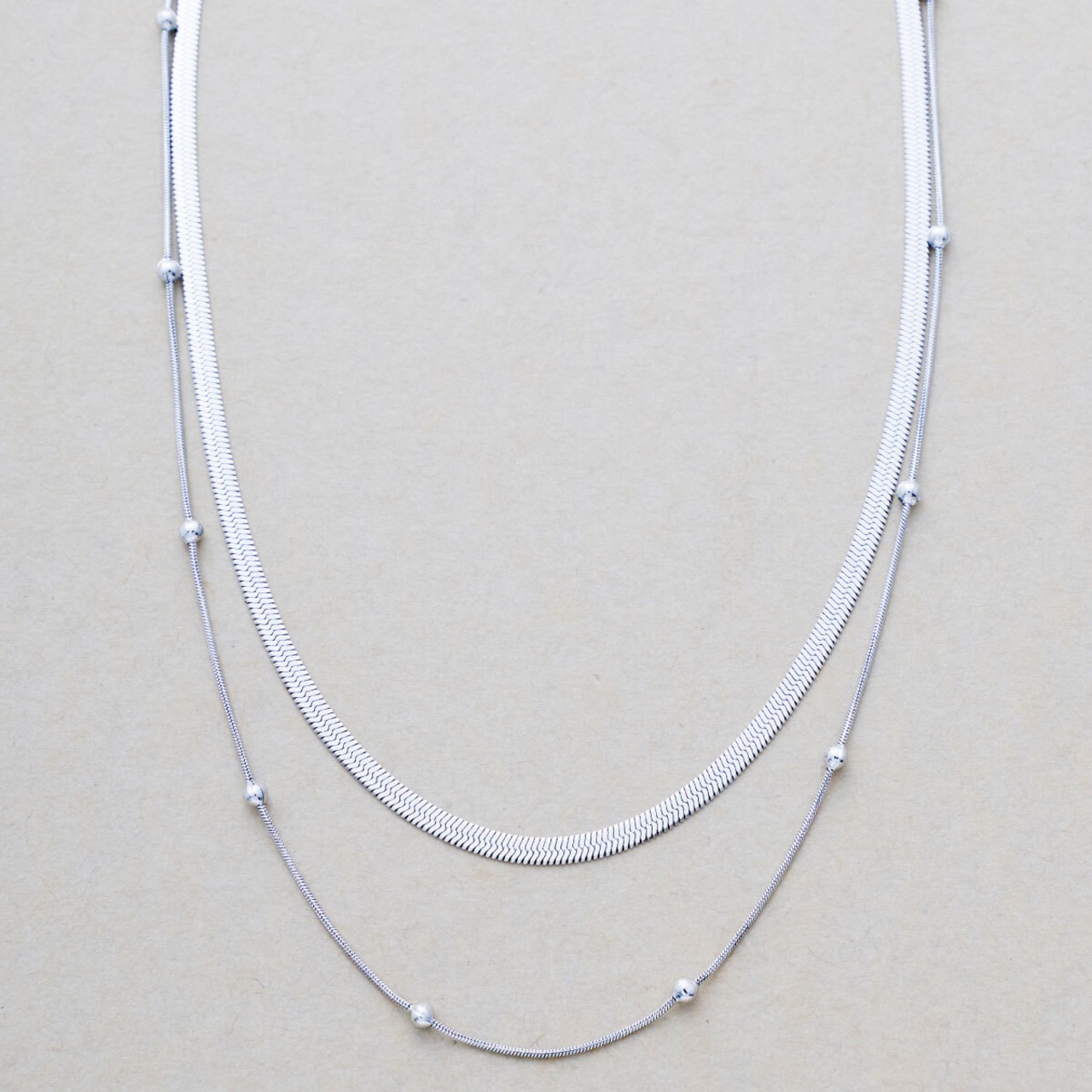SNAKE BALL NECKLACE