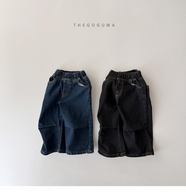 ザゴグマ / THE GOGUMA / ポイントタック裏起毛デニムパンツ / 韓国子供服 / ジュニア / 26winter〖取寄〗*JS~JL*