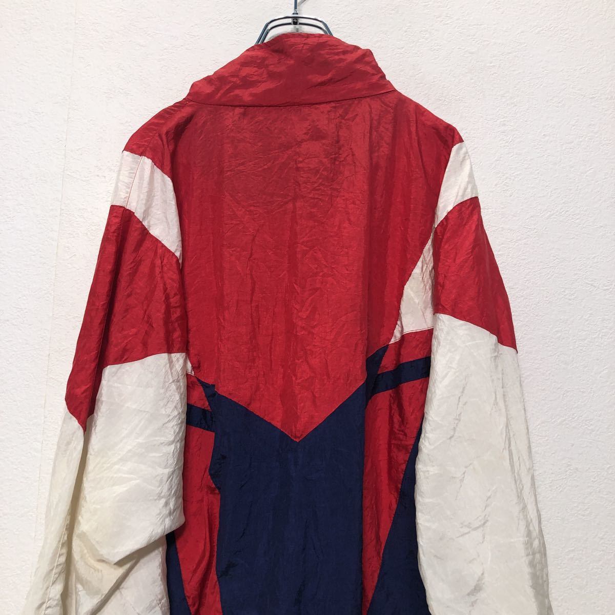 LAVON SPORTS WEAR 配色ナイロンジャケット レトロデザイン L