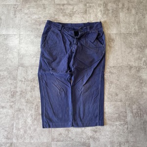 50-60s フレンチワーク コットン ブルー パンツ W39