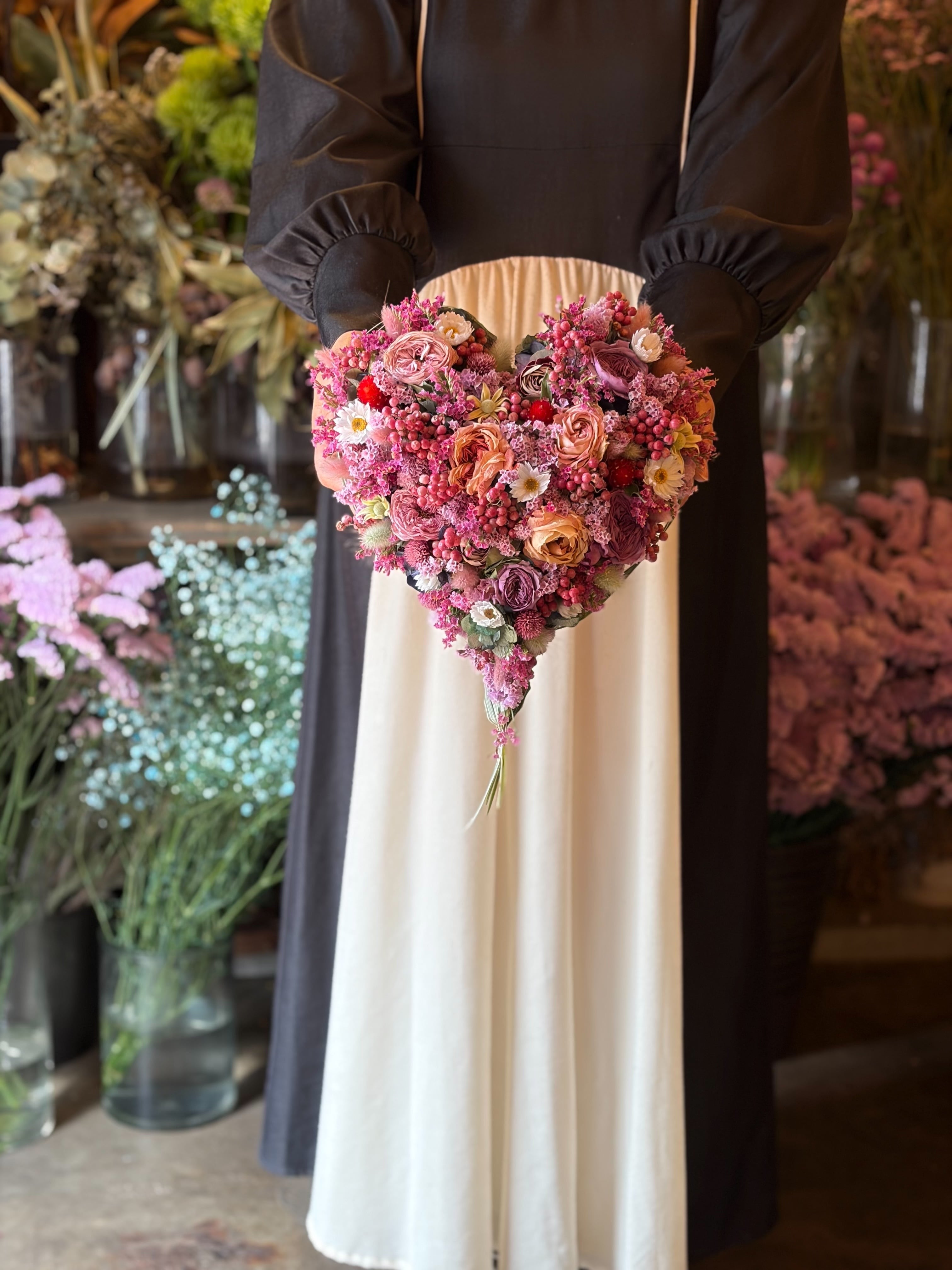 2026 Mother's Day Flower Gift【ハートフル・Rose・リース】 | 花や蔦