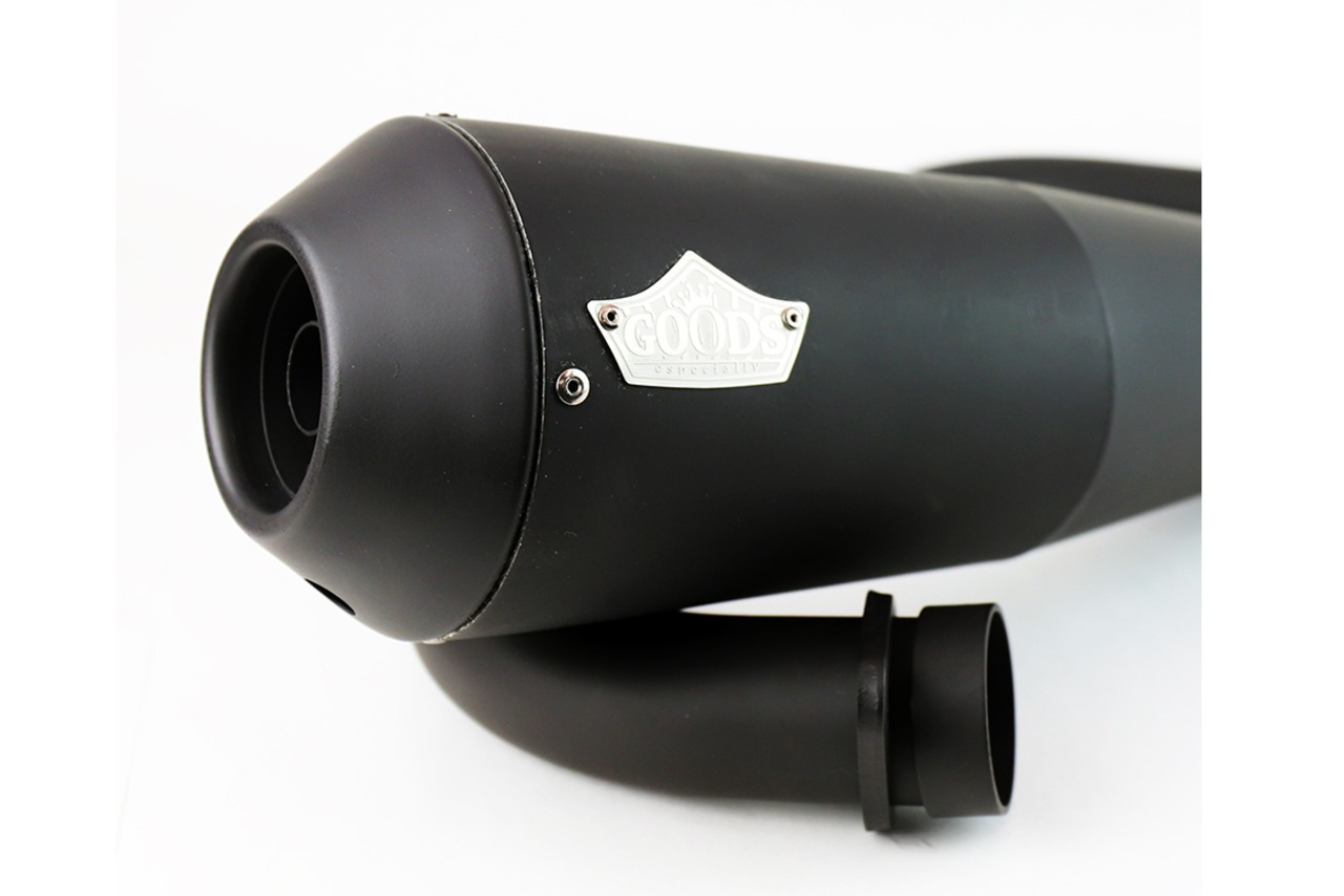 "FT" Down exhaust BLACK TW200/225