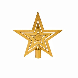 【特価処分】クリスマスツリー 星 ツリートップ 10cm 15cm 20cm スター クリスマス 飾り 可愛い ツリー飾り星 小さいサイズ おしゃれ デコレーション ツリートップ 豪華感 装飾 (ゴールド 10cm)