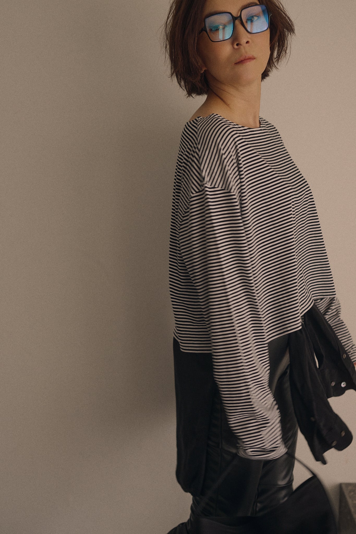 Border Boat Neck Tee | meravel