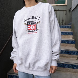 USA VINTAGE BASEBALL EMBROIDERY DESIGN SWEAT SHIRT/アメリカ古着野球刺繍デザインスウェット