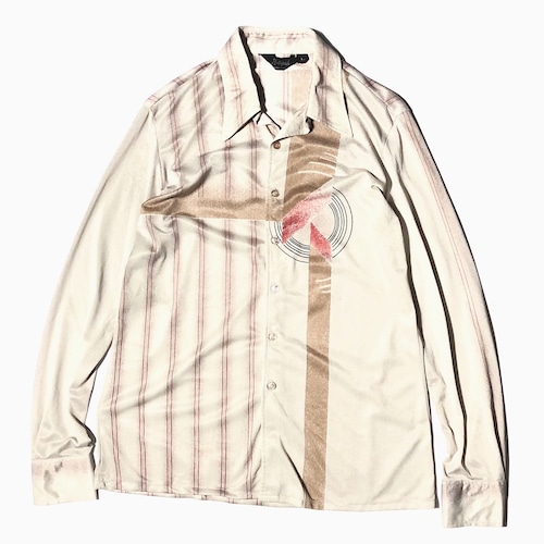 Vintage 70's【Hutspah】Polyester Shirt