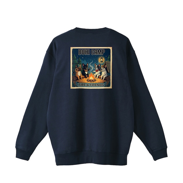 BUHI CAMPトレーナー(Navy)