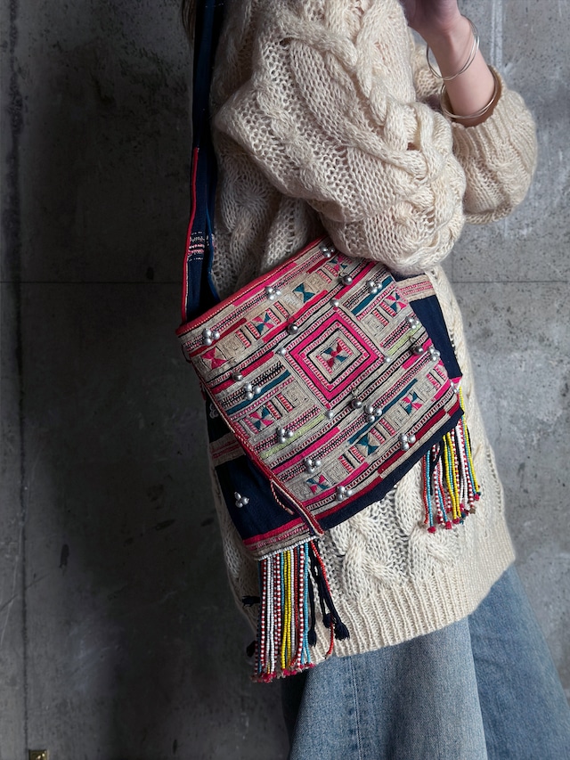 Akha tribe／Vintage embroidery bag