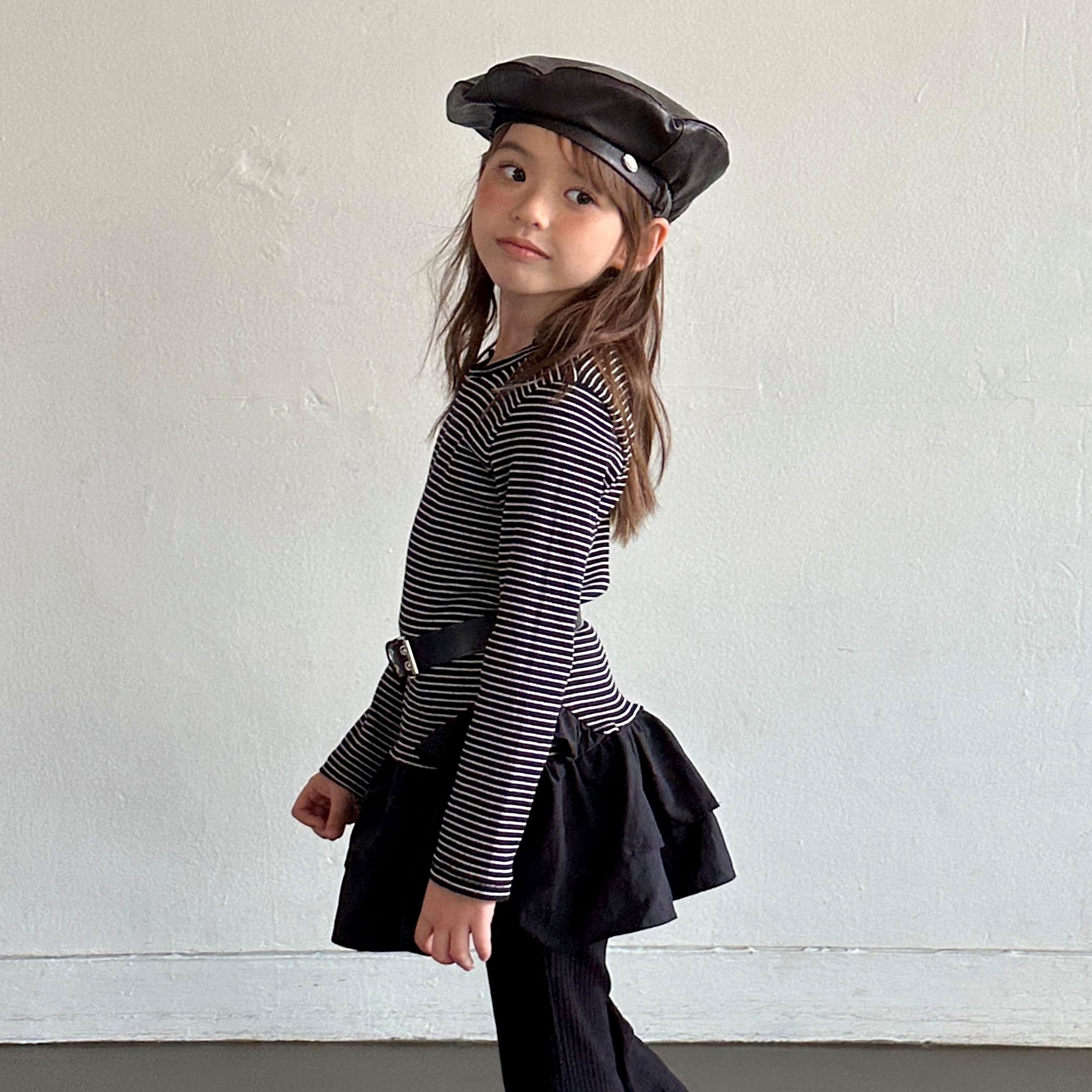 «Sold out»«ジュニアサイズあり»«elly molly» アイブフリルワンピース 2colors