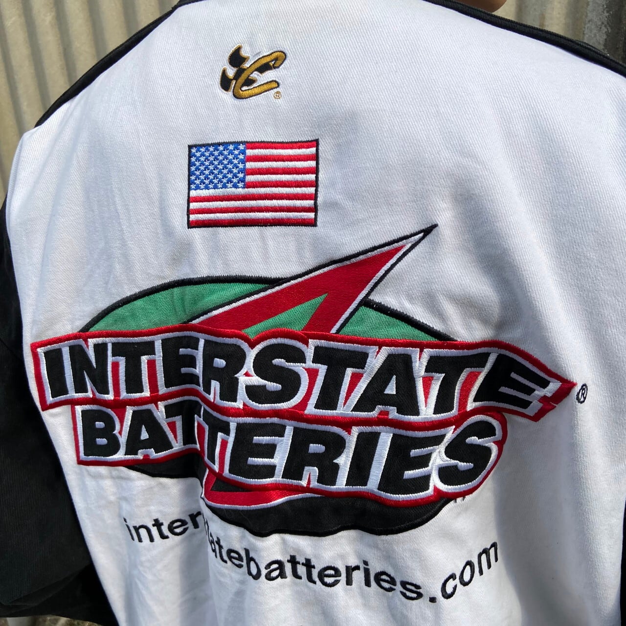 CHASE AUTHENTICS NASCAR 企業ロゴ 刺繍 レーシングジャケット メンズ