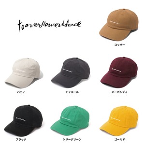 to overflow evidence / logo cap