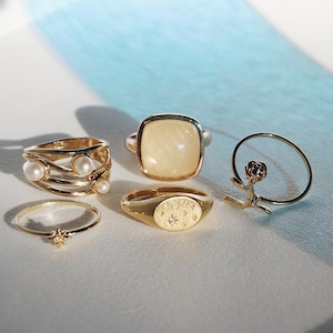 SET RINGS || 【通常商品】 NOVEMBER RING SET A || 5 RINGS || MIX || FRSG1009A