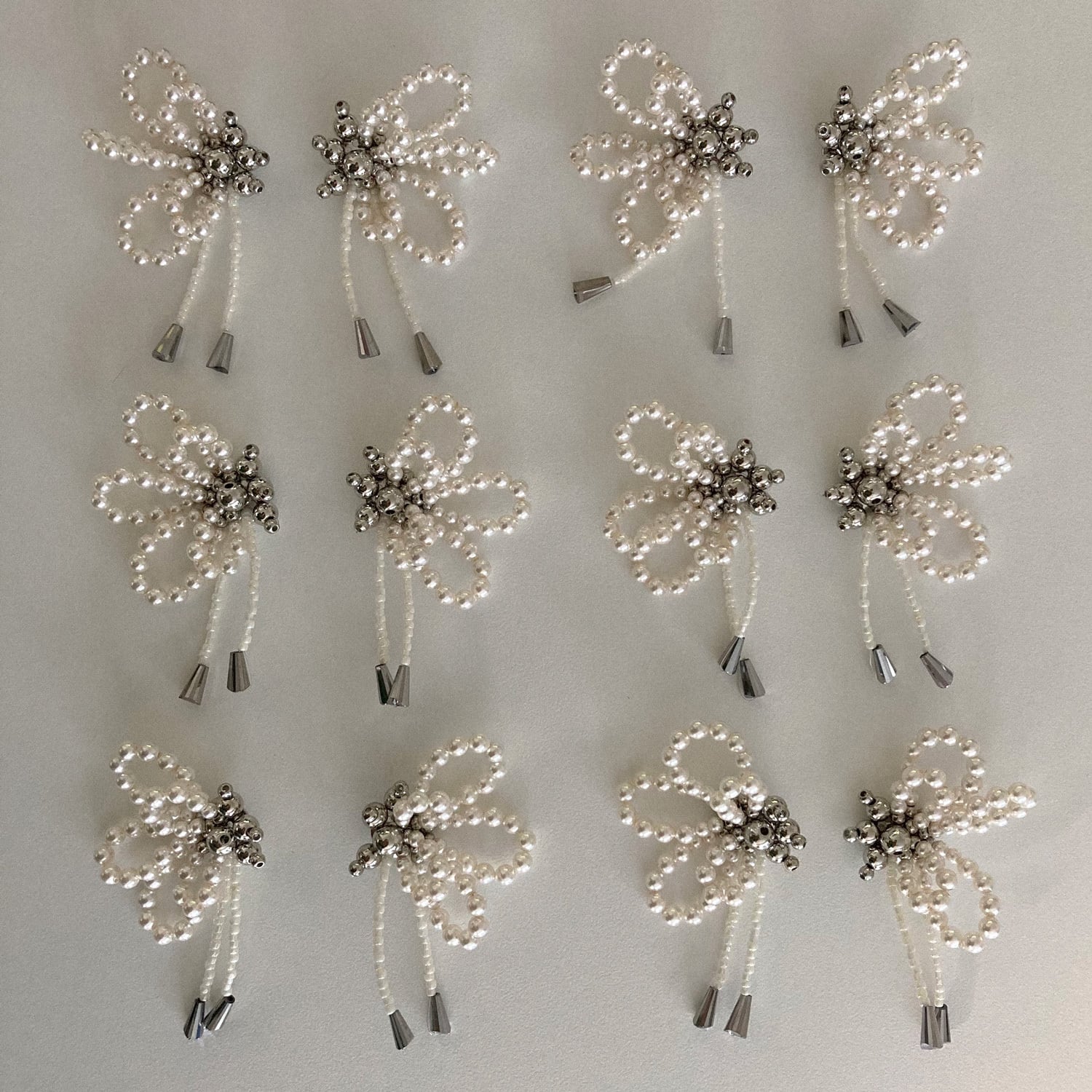 butterfly pearl (pierce / earring)