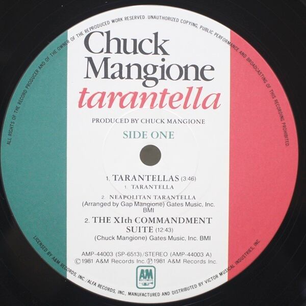 Chuck Mangione / Tarantella [AMP-44003〜4] - 画像3