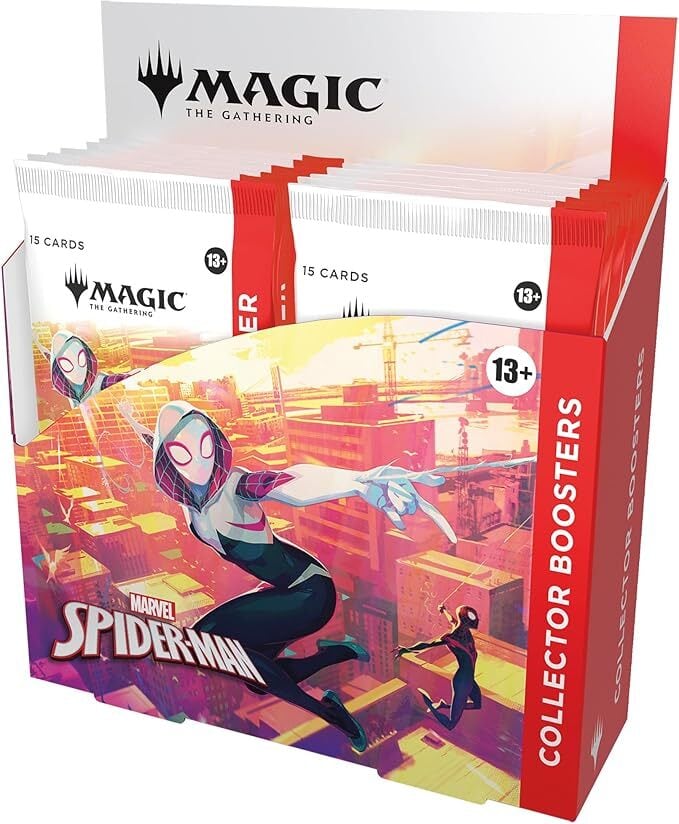 【予約】マジックザギャザリング 英語 スパイダーマン Magic The Gathering Marvel’s Spider-Man Collector’s Booster Display (12 Packs)