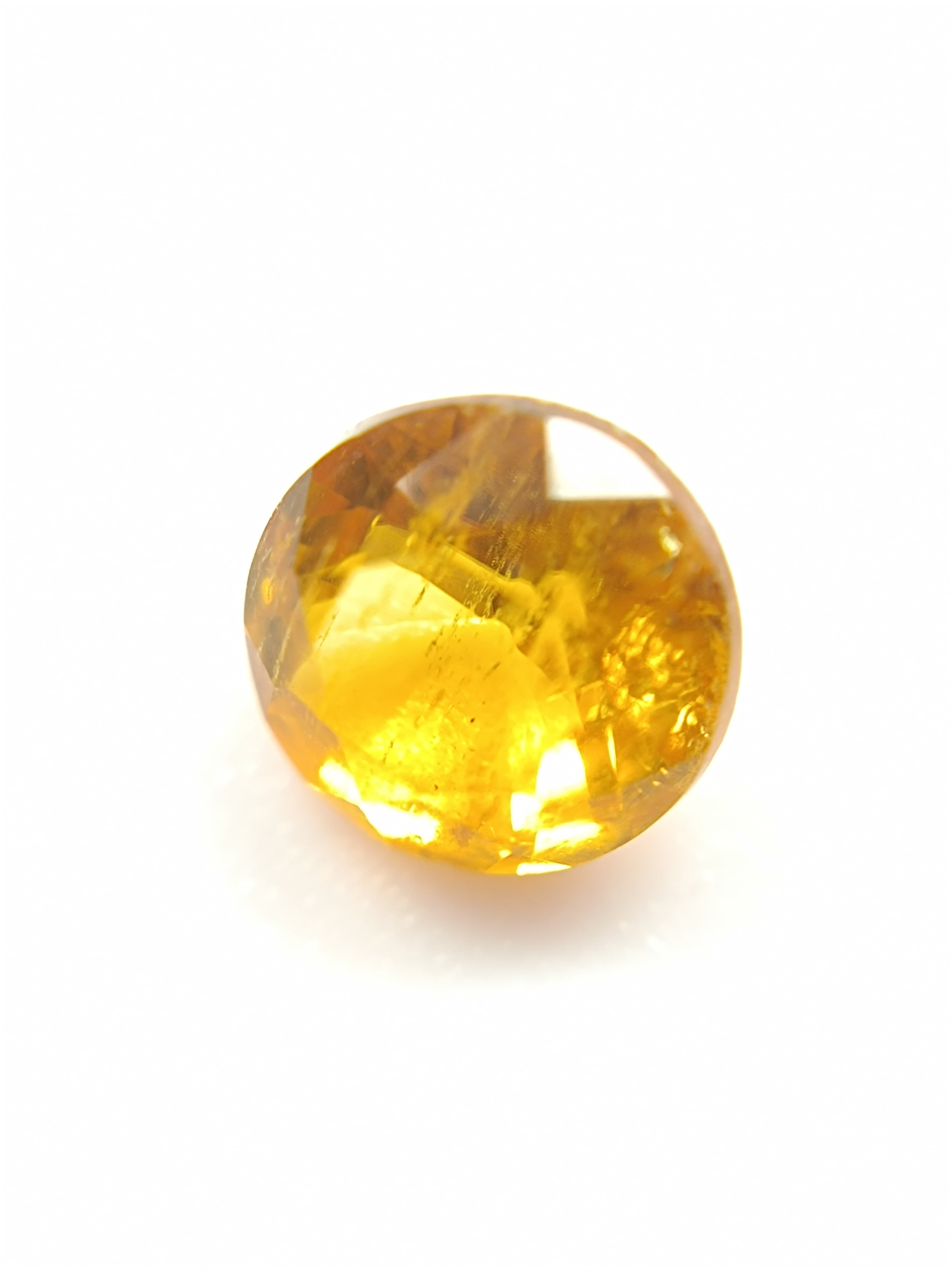 アンドラダイトガーネット トパゾライト 0.354ct クッション 日独ソ