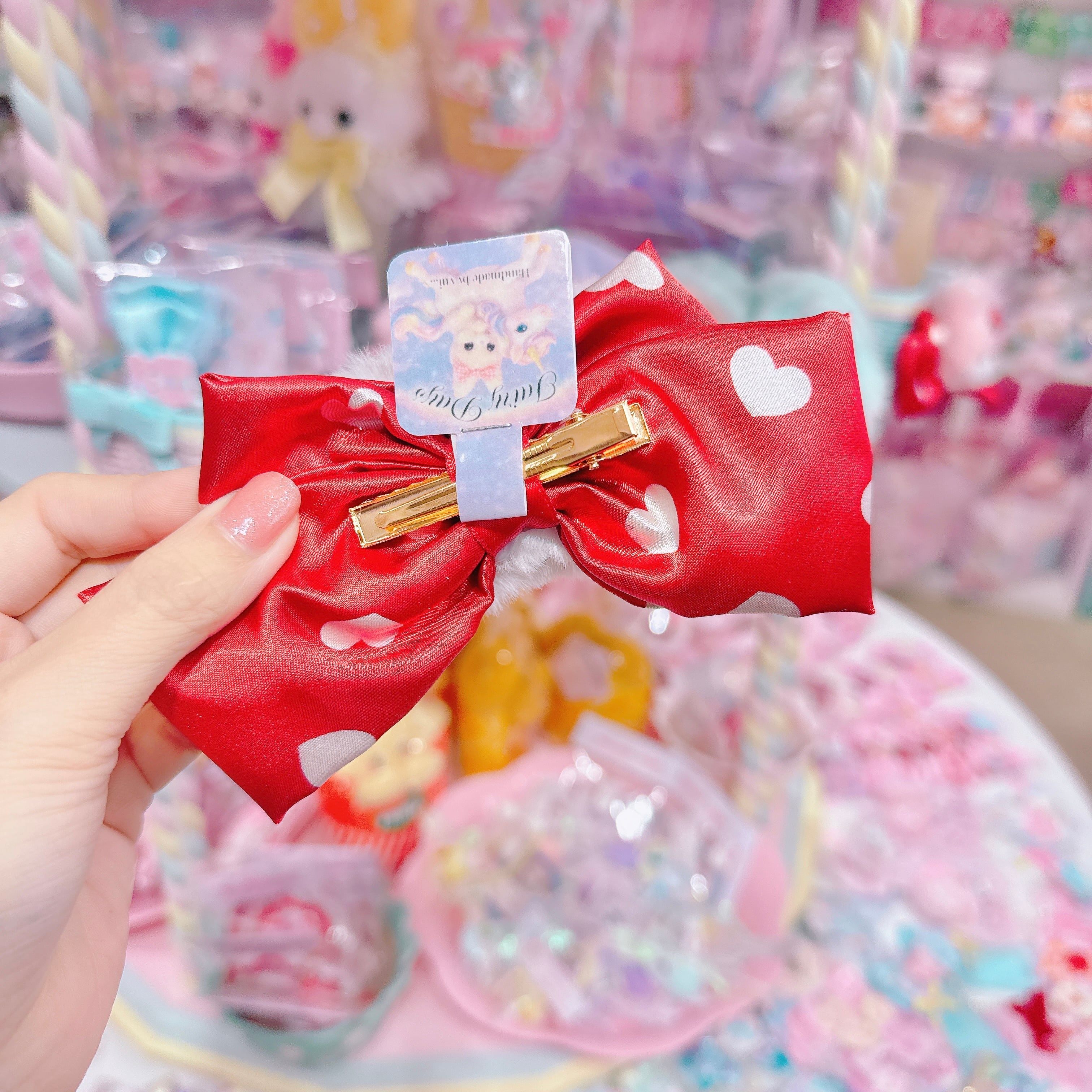 【G6】43-31バレンタインモグモグちゃんヘアクリップ