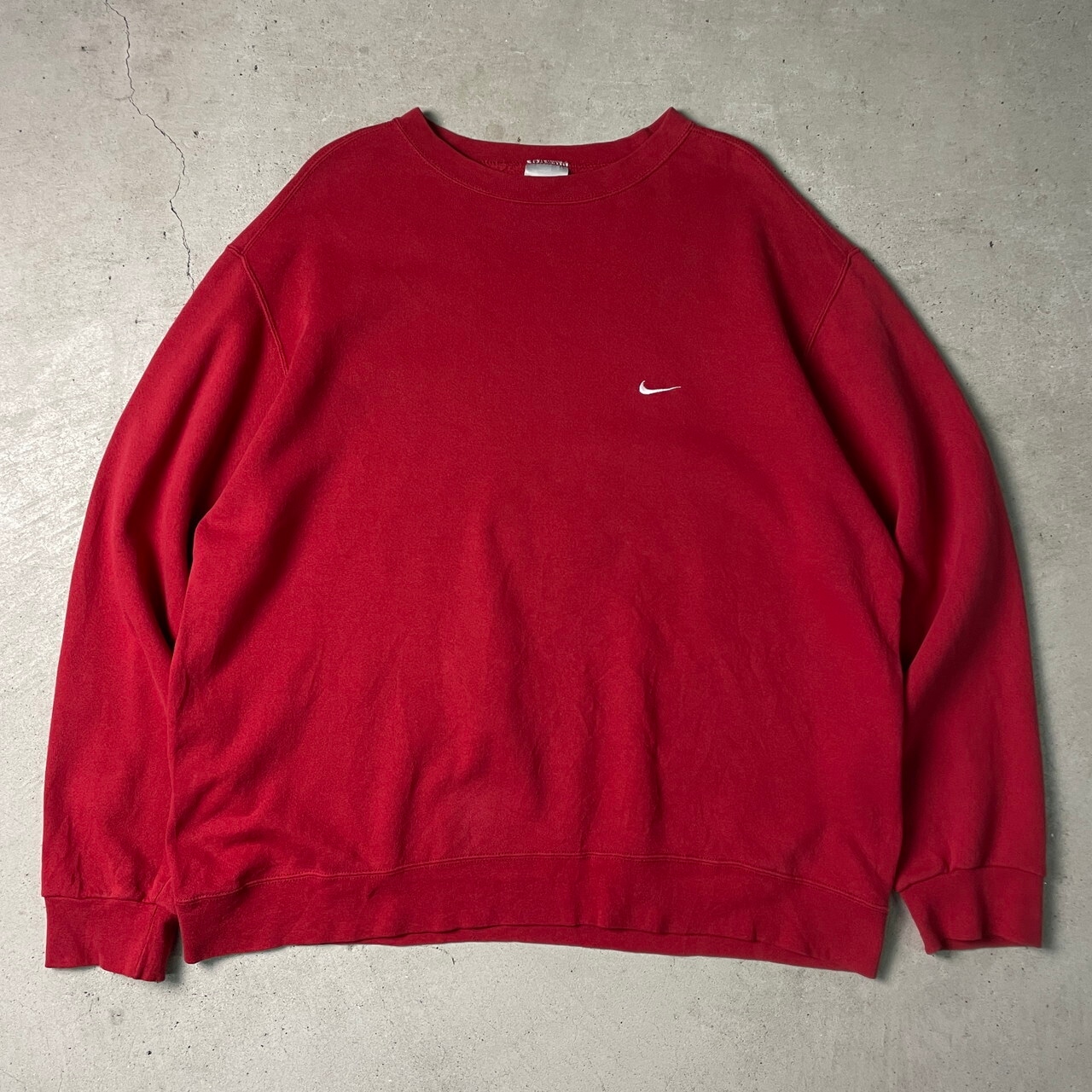 00年代 NIKE ナイキ スウェットシャツ スウォッシュロゴ刺繍 メンズ2XL  