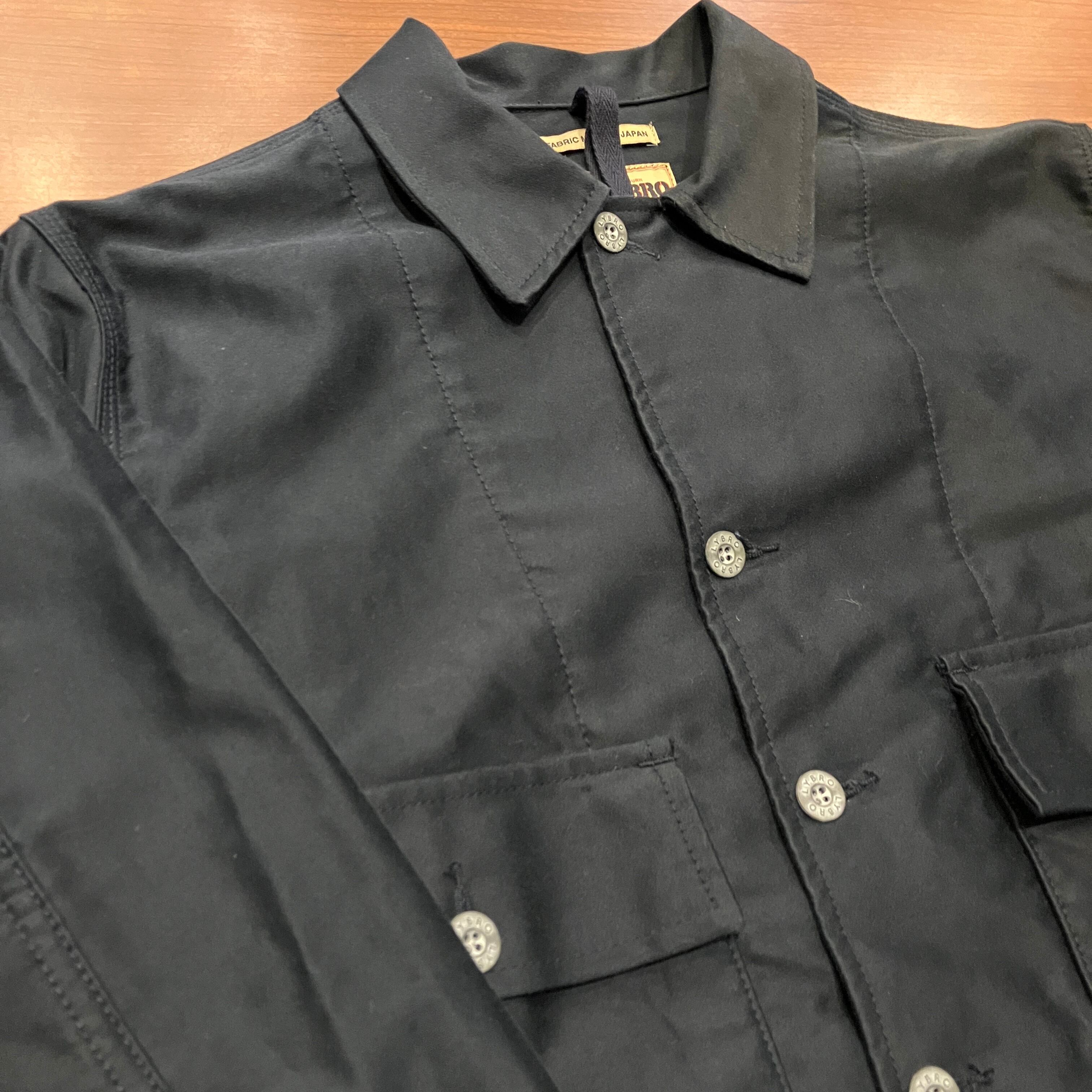 LYBRO NIGEL CABOURN MOLESKIN COVERALL BLACK | safarionline