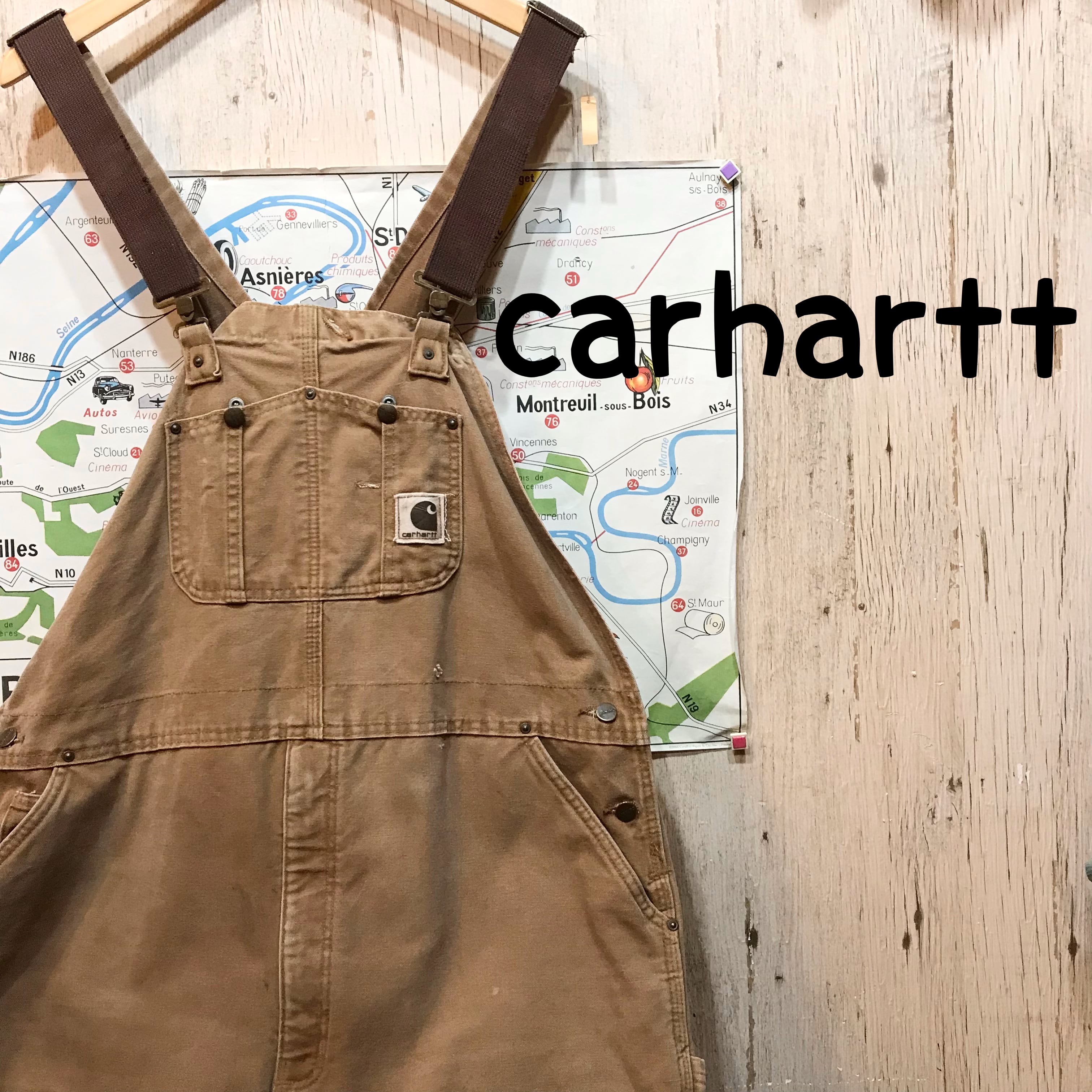 carhartt カーハート オーバーオール w44  (1111)
