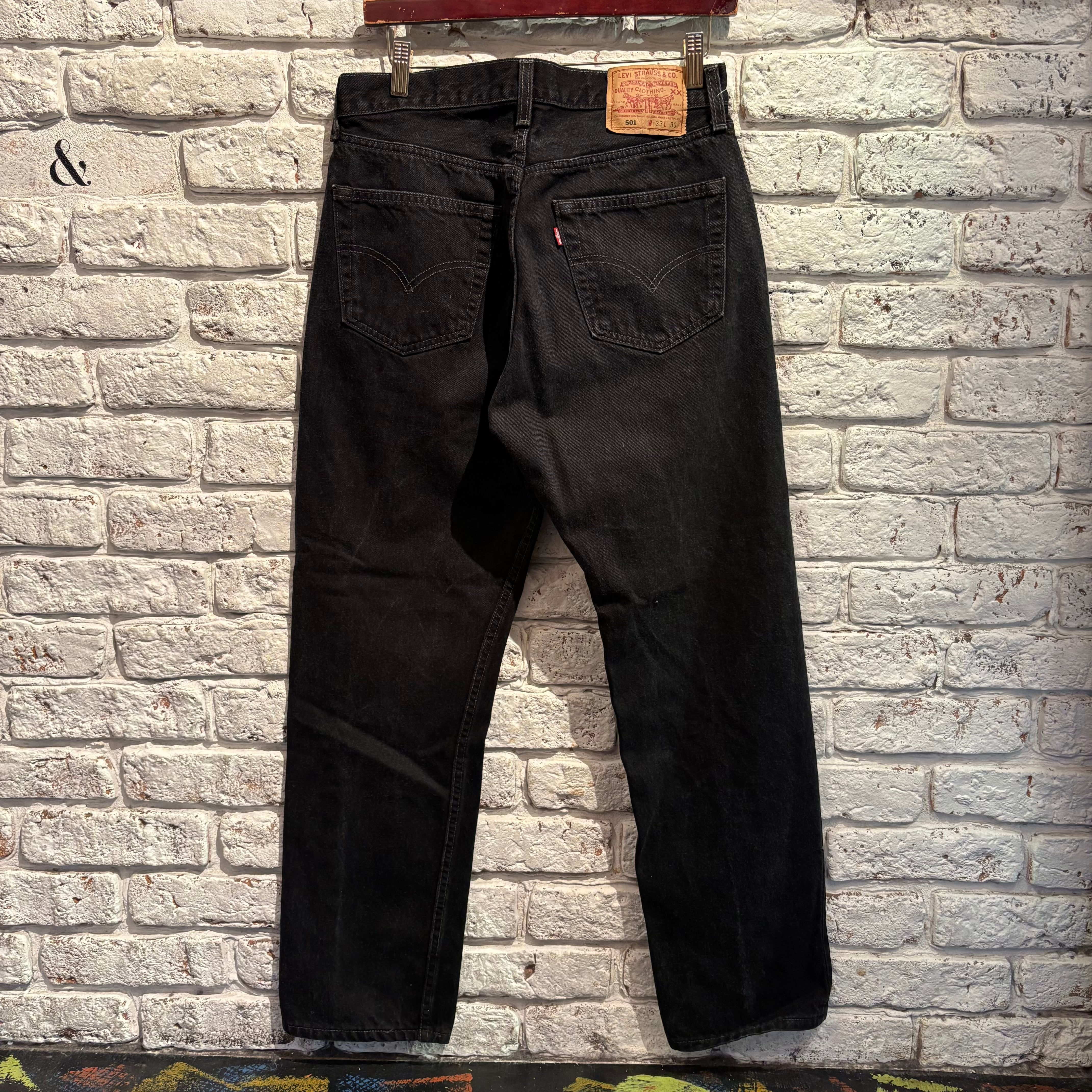 90s Levi's 501 Black US MADE (32x30) | BerBerJin / & BerBerJin