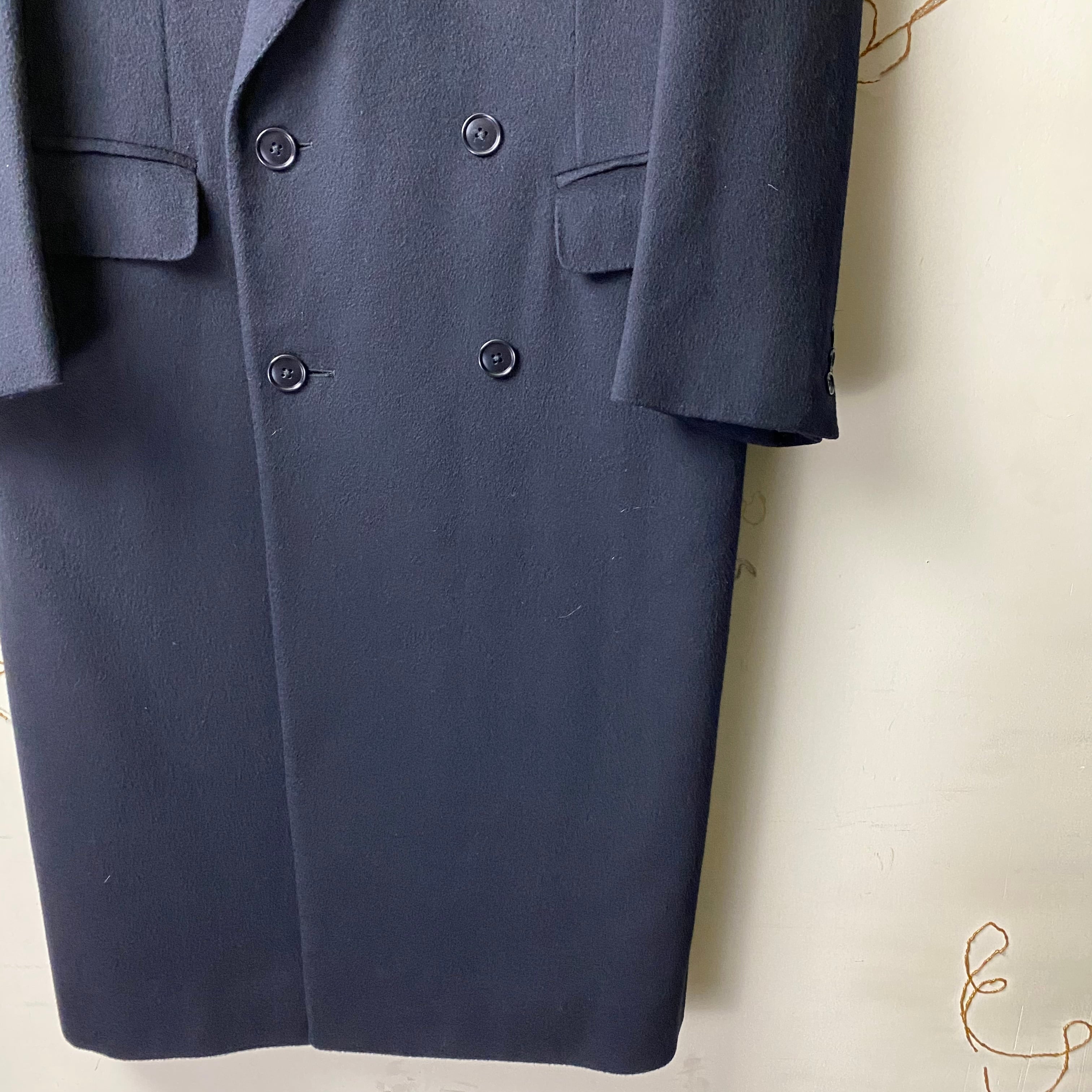vintage ERMENEGILDO ZEGNA cashmere chesterfield coat | NOIR vintage ERMENEGILDO ZEGNA cashmere chesterfield coat | NOIR