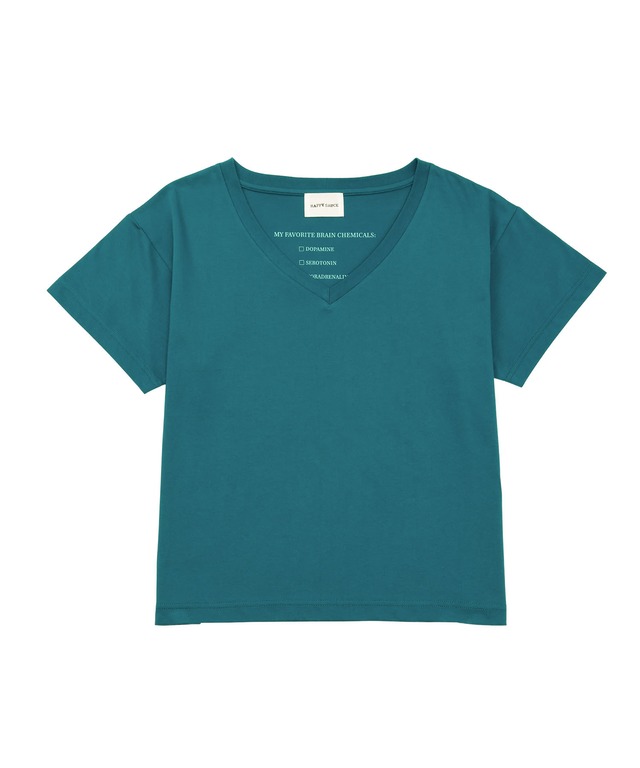 7N&H PRINT V NECK T-SHIRT FOR LADIES［HSC019］