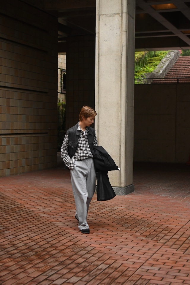 CIOTA / Exclusive Denim Slacks (Light Gray)
