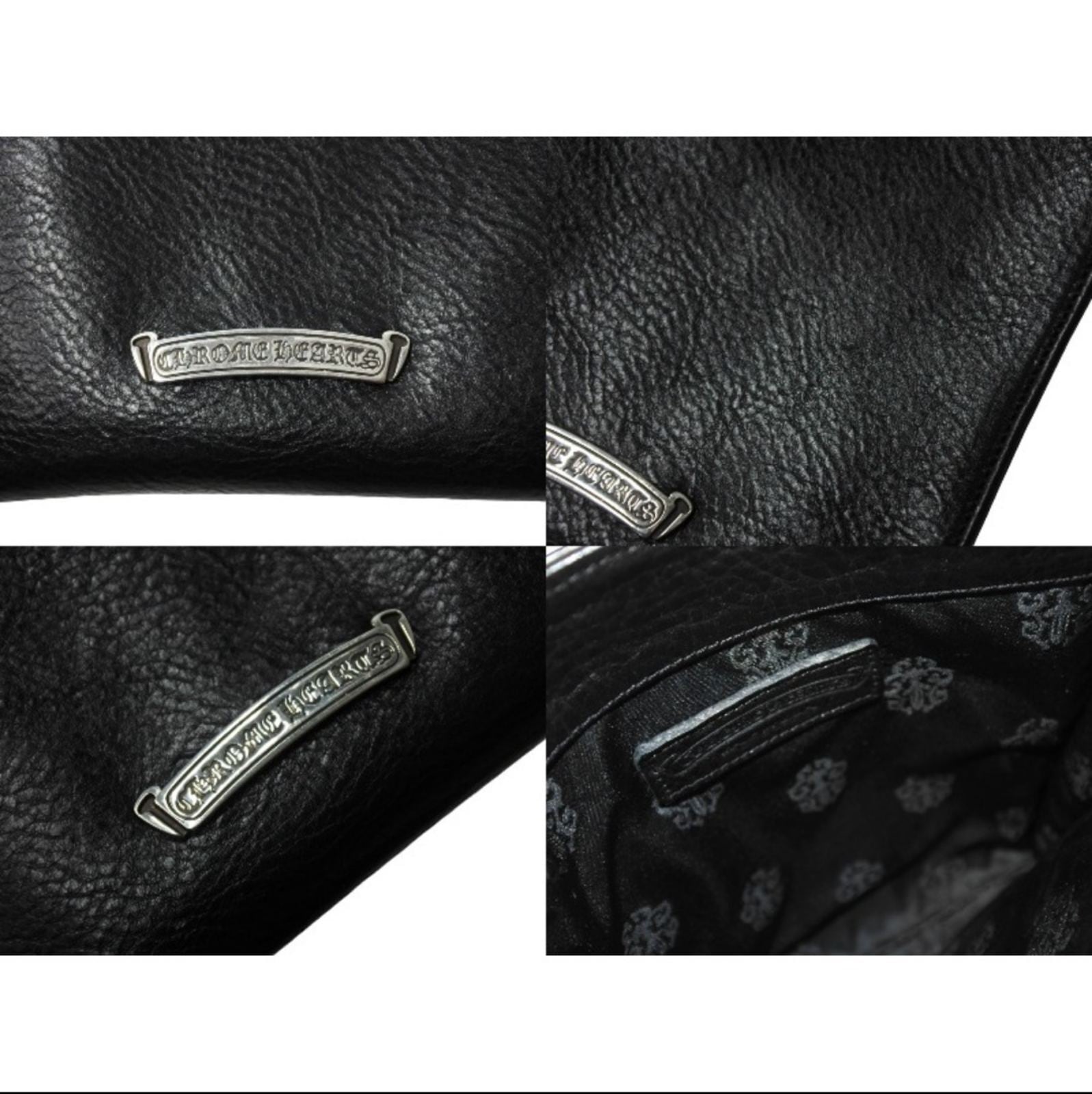 CHROME HEARTS クロムハーツ レザー ポシェット ショルダーバッグ