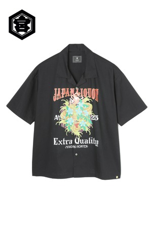 JAPAN LIQUOR S/S SHIRTS BLACK