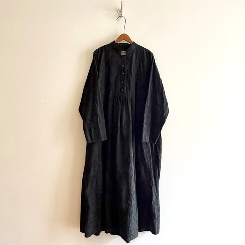 C71323 【Tomoyo】Embroidery Garment Dye Long Dress
