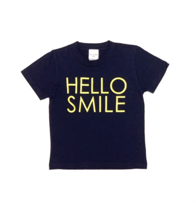 HELLO SMILE KID’S Tシャツ　児童虐待防止オレンジリボン活動へのチャリティー