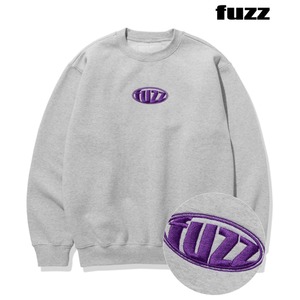 [FUZZ] FUZZ CIRCLE LOGO SWEATSHIRT melange gray 正規品 韓国ブランド 韓国ファッション 韓国通販 韓国代行 トレーナー