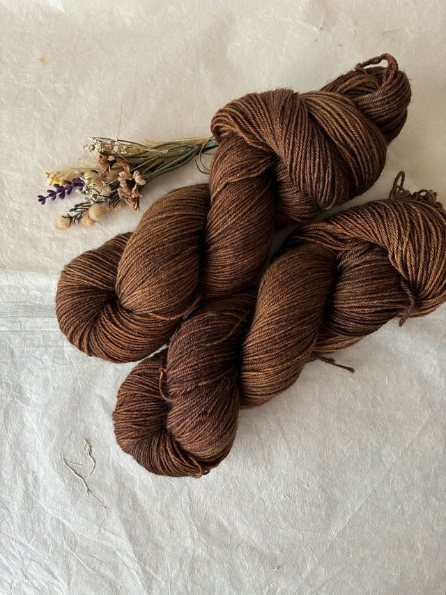 【受注販売: 10月中旬〜下旬に順次発送】冬の樹（meriyasu fingering, meriyasu sock, meriyasu BFL) 画像