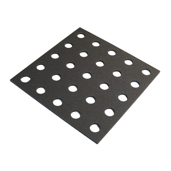 点字フラットカバー(ポイント用)を1枚 AR-0938 AR0938 aro 既存の点字ブロック(ポイントタイプ)の凹凸を簡単に解消 カットも簡単にできます