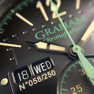 【GRAHAM グラハム】Chronofighter Vintage Aircraft Ltd クロノファイターヴィンテージ エアクラフト（カーキ）世界限定250本／国内正規品 腕時計