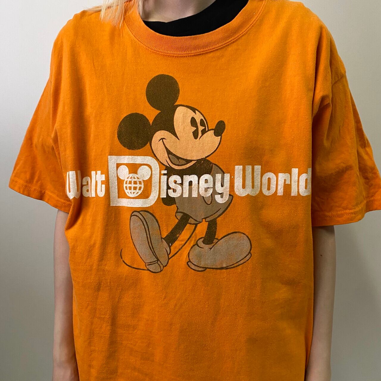 DISNEY ディズニー Mickey Mouse ミッキーマウス キャラクタープリント