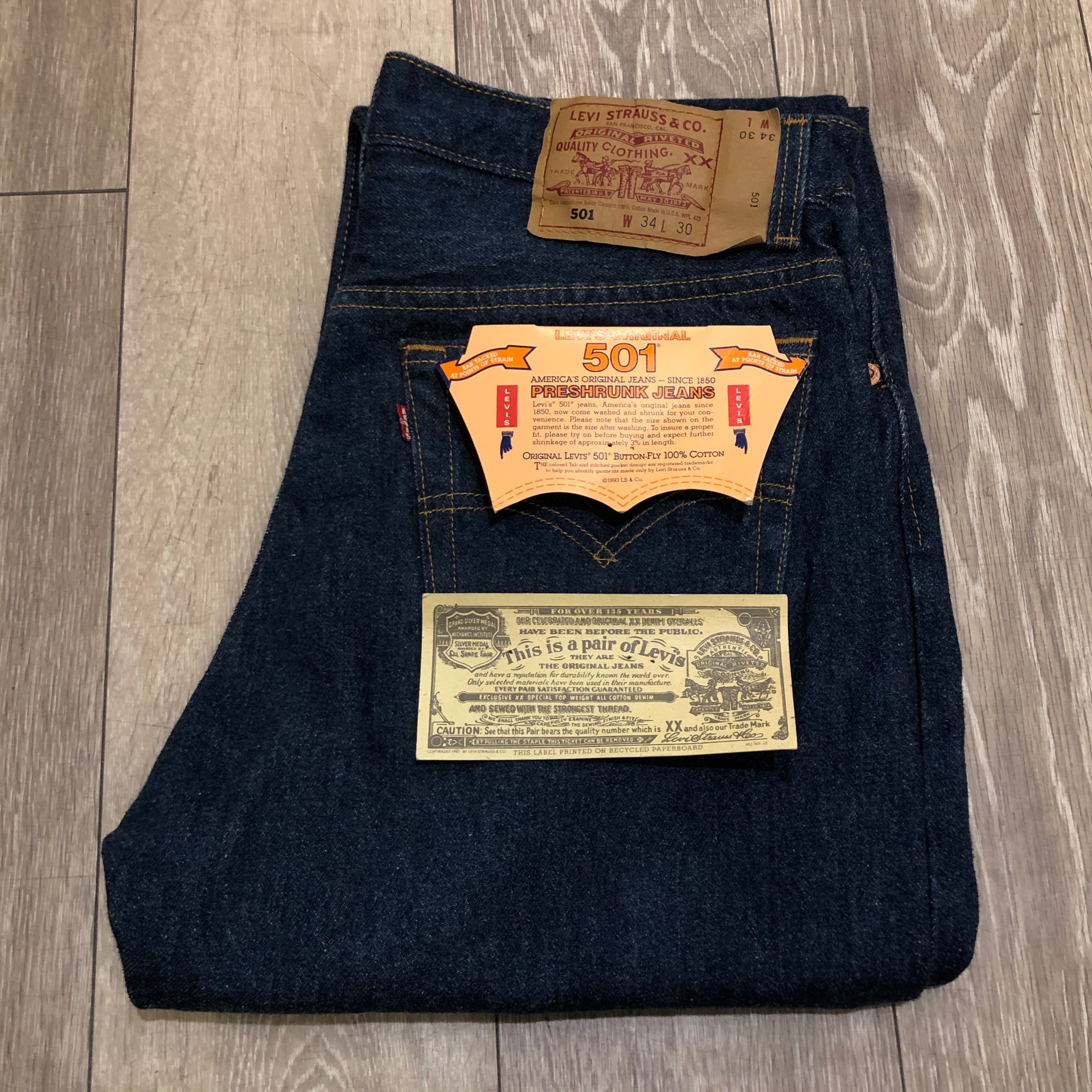 Special 90's Levis 501 dead stock usa製 【公式通販】