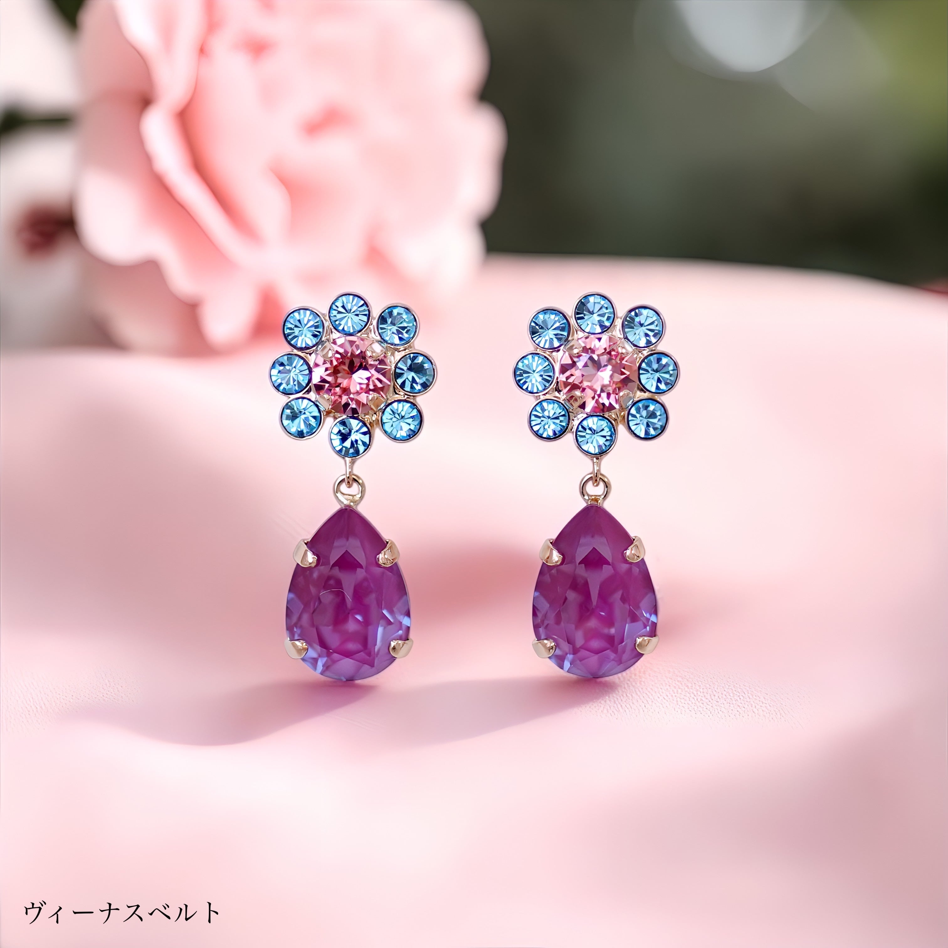 トロピカルフラワー ピアス | MAKI NUMOTO (マキ ヌモト