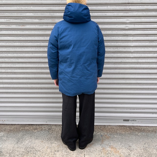 70s USA THENORTHFACE ダウンジャケット　茶タグ　ネイビー　S