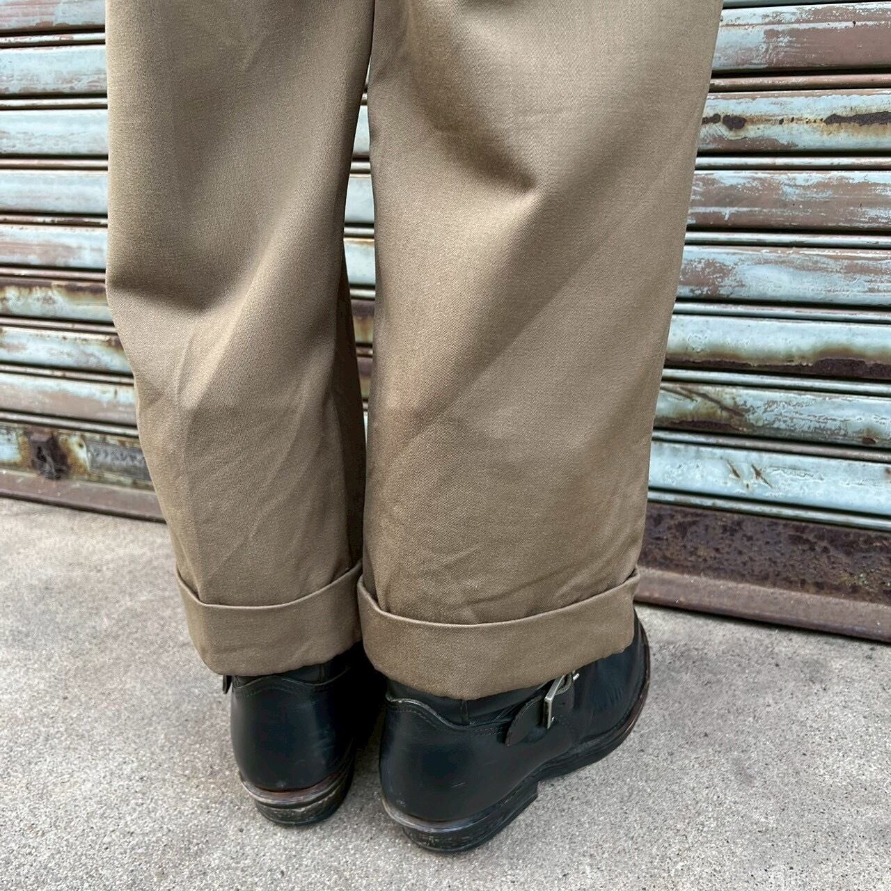 50〜60's Vintage ユーロ ミリタリー Wool Trousers 60s ユーロ スラックス ヴィンテージ ミリタリー コインポケット M