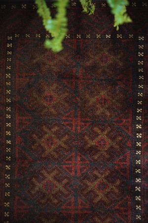 384-Vintage Baluch rug