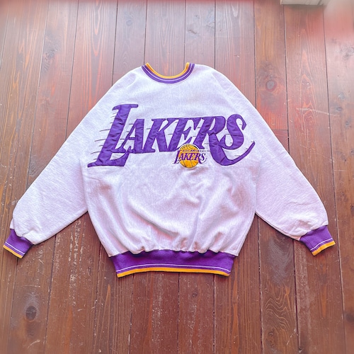 90s LAKERS Ribline  Sweat  LEGENDS ATHLETIC USA