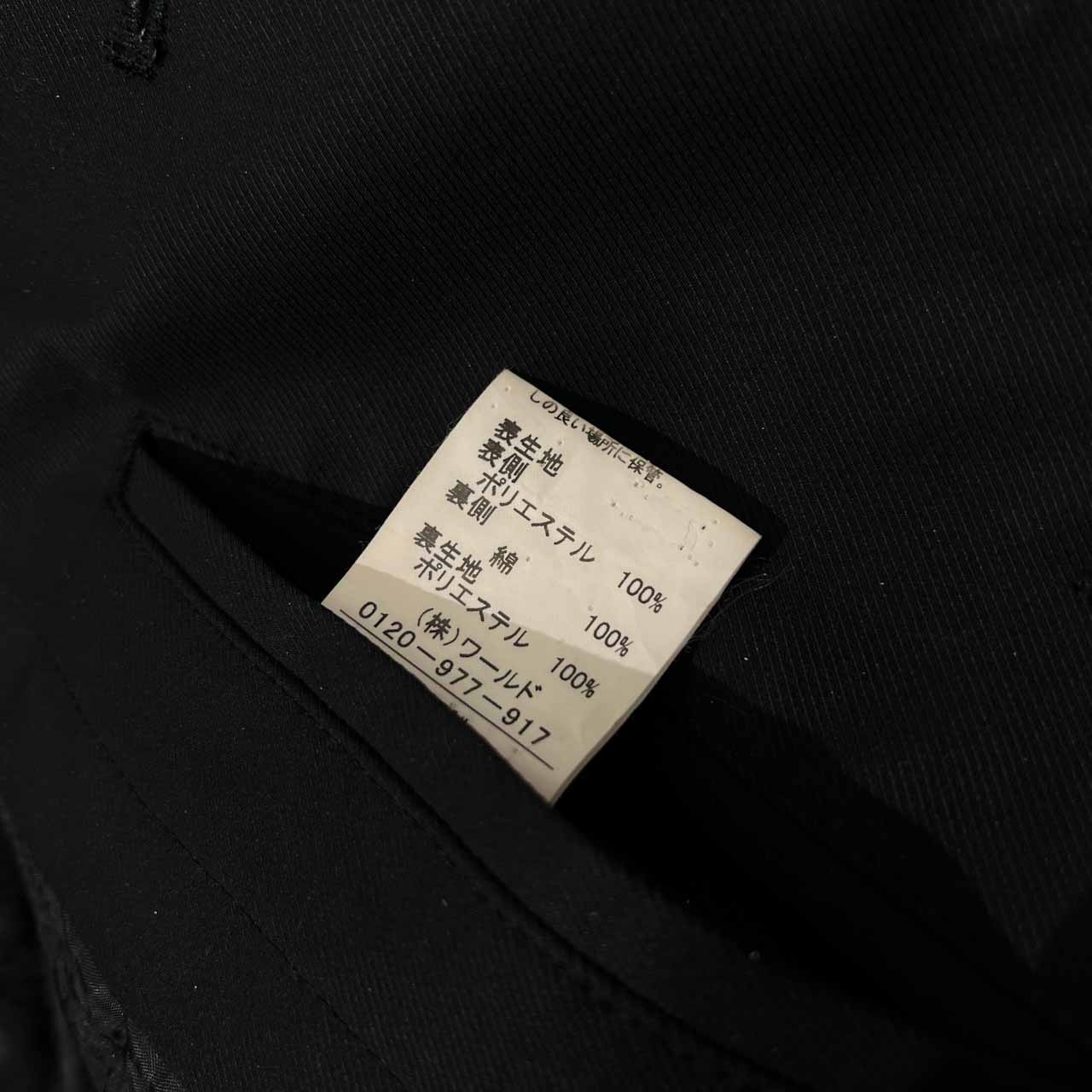 TAKEO KIKUCHI タケオキクチ ライナー付き ステンカラーコート サイズ 3 /メンズ/ブラック/ワールド